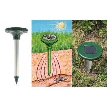 Solar Mole Repeller - соларно устройство за прогонване на сляпо куче, къртици и други гризачи